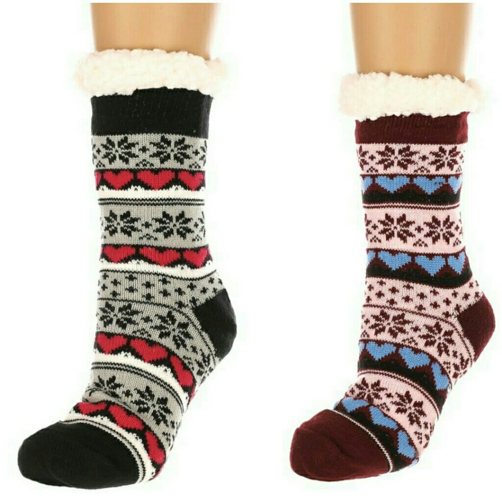 2-Pack  Snowflake Socks